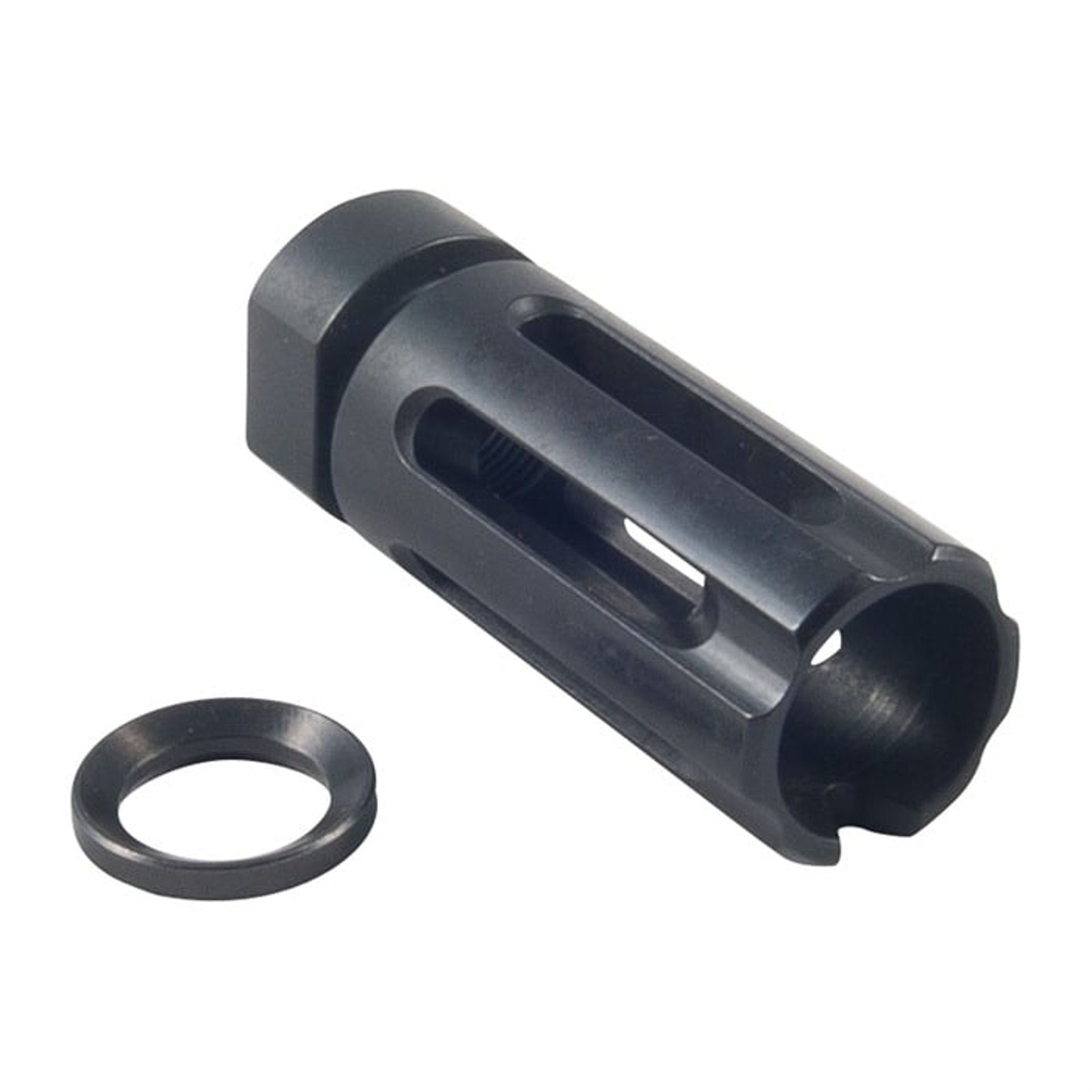 Extended Flash Suppressor 5.56mm/22 Cal 1/2-28 SS Nitride