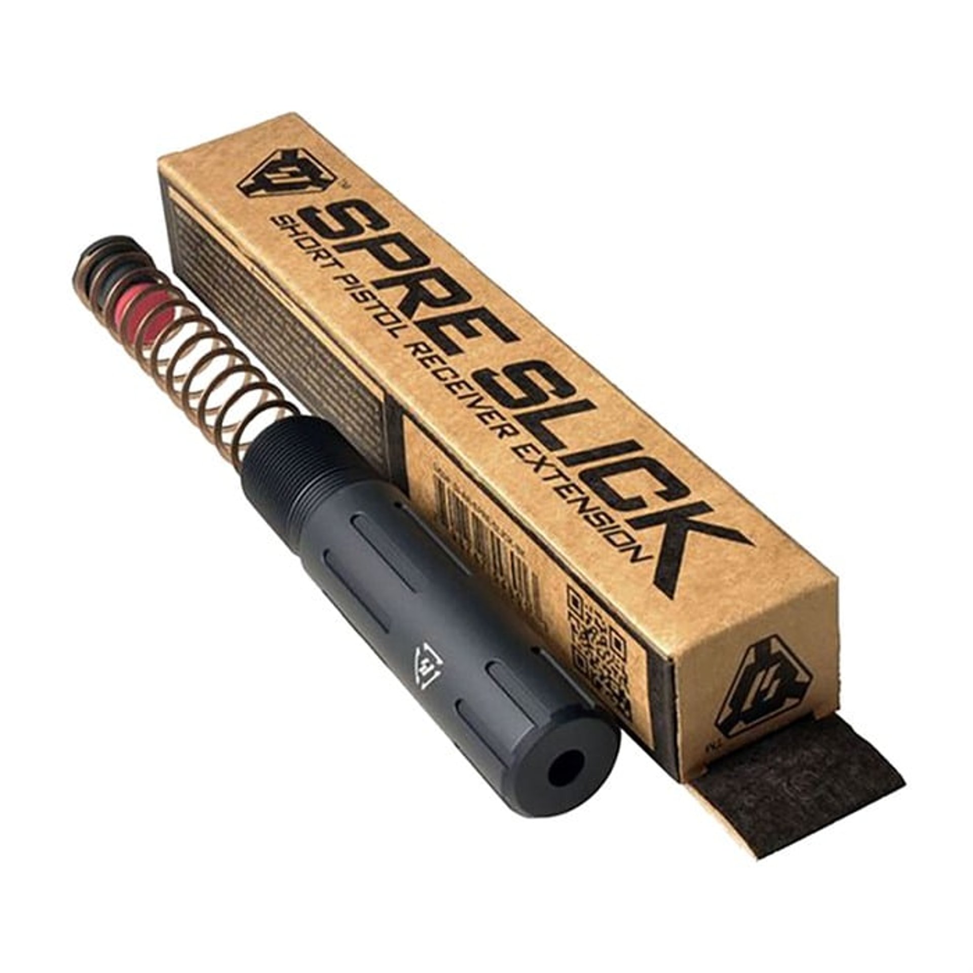 AR Short Pistol Receiver Extension Buffer Tube Black