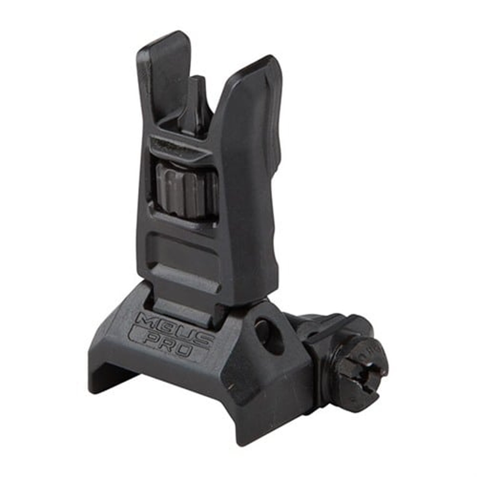 MBUS Pro Front Sight Flip-Up Adjustable Steel Black