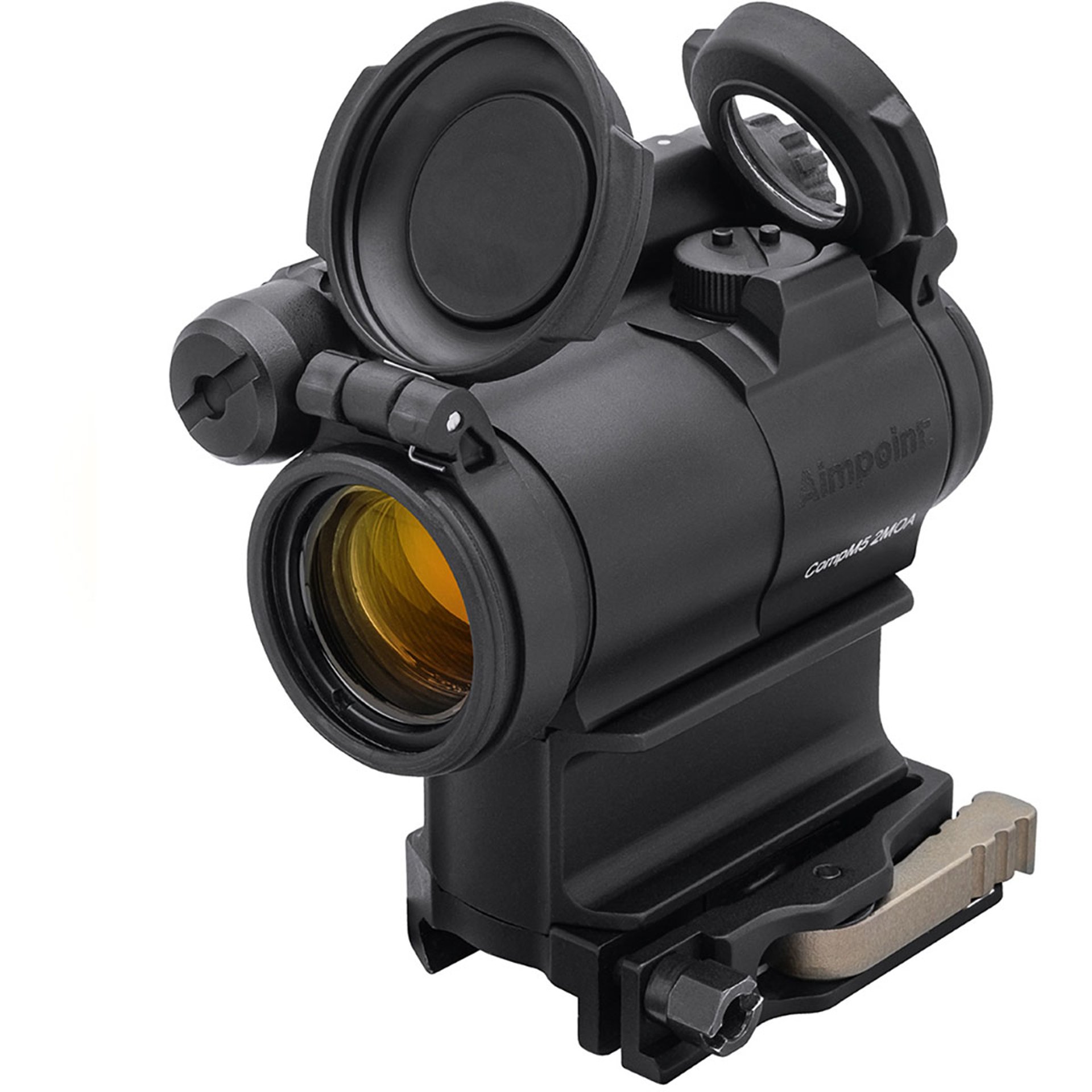 CompM5 2 MOA Red Dot Reflex Sight W/Spacer & LRP Mount Black