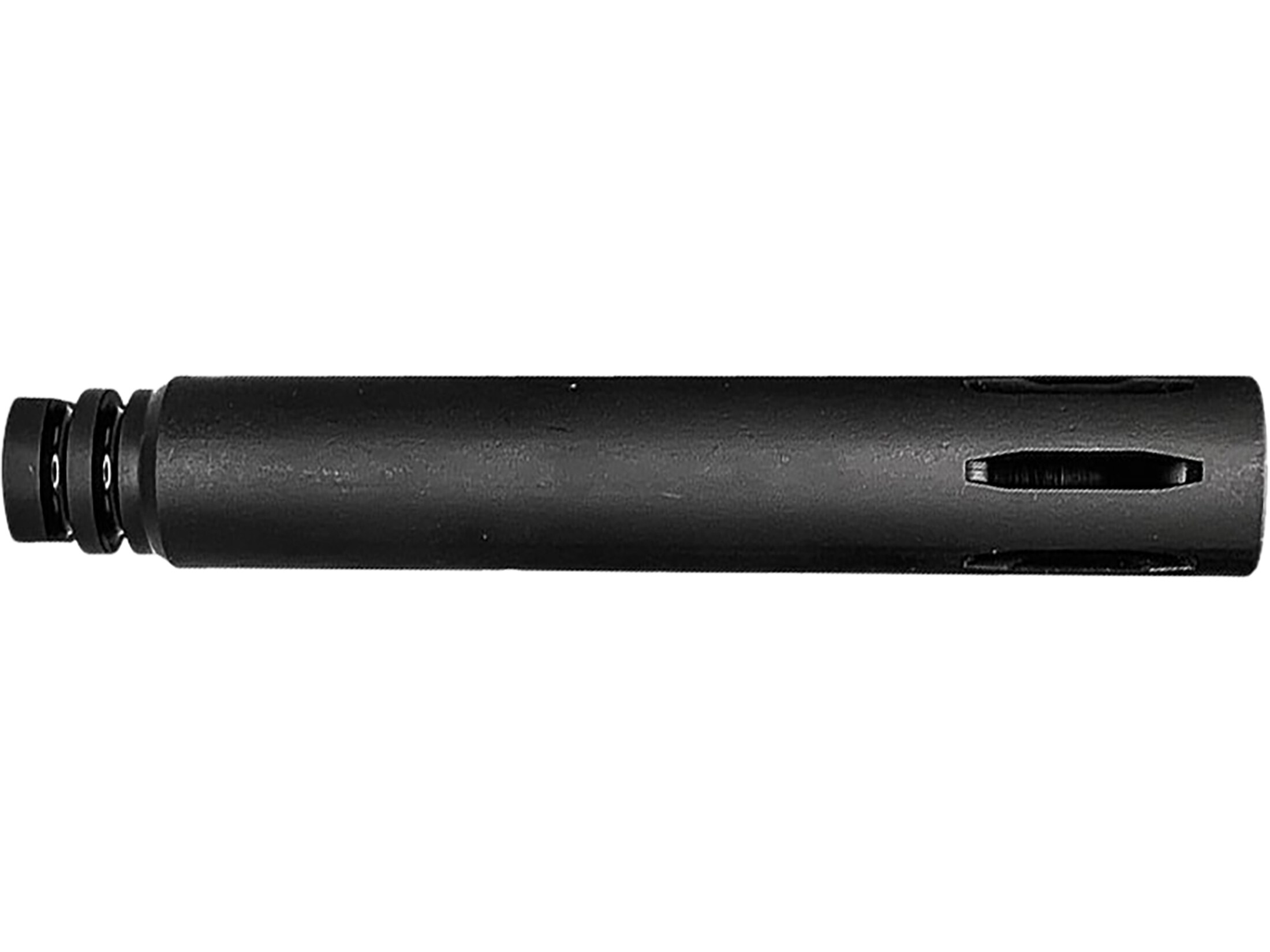KAK Retro Extended Flash Hider 1/2"-36 Thread 9mm Steel Matte