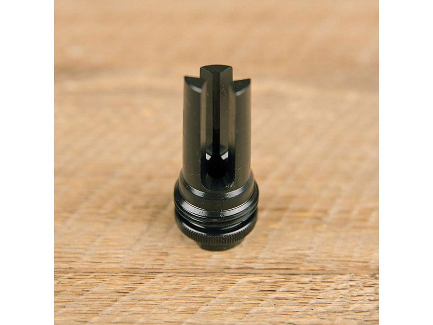 SilencerCo ASR 7.62 Flash Hider Suppressor Mount 1/2"-28 Thread Steel Matte