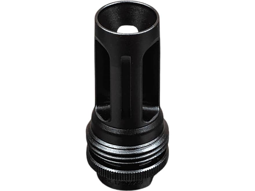 SilencerCo ASR 5.56 Closed-Tine Flash Hider Suppressor Mount 5.56mm AR-15 1/2"-28 Thread Steel Matte